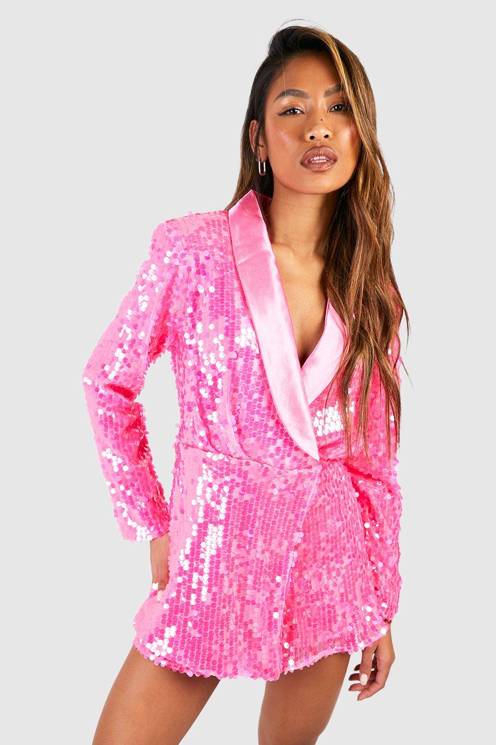 Sequin blazer sale playsuit